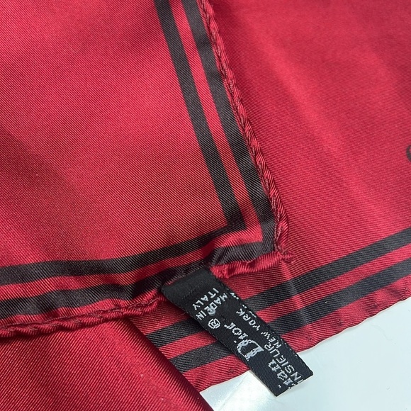 Christian Dior 19” Silk Scarf Pocket Square - Unused - Picture 5 of 5